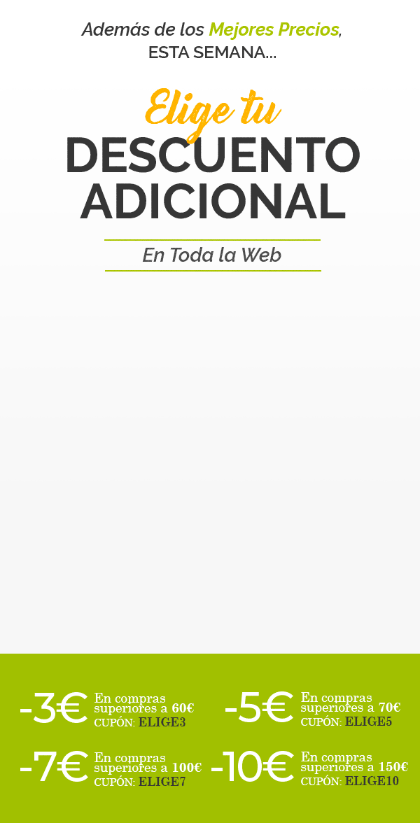 Esta semana eliges tu Descuento | -3€, -5€, -7€ o -10€